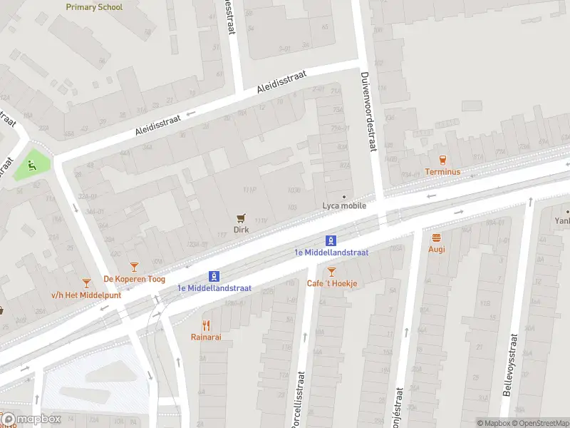 112 melding Ambulance met gepaste spoed naar de 1e Middellandstraat in Rotterdam