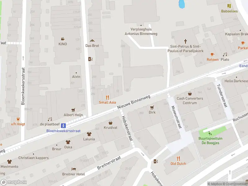 Besteld ambulance vervoer naar de Nieuwe Binnenweg in Rotterdam