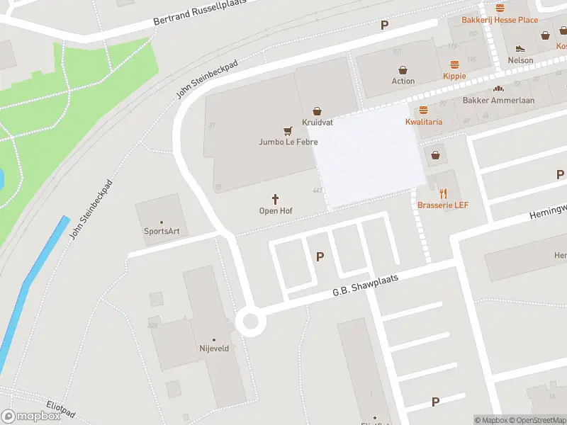 Ambulance met grote spoed naar de G.B. Shawplaats in Rotterdam