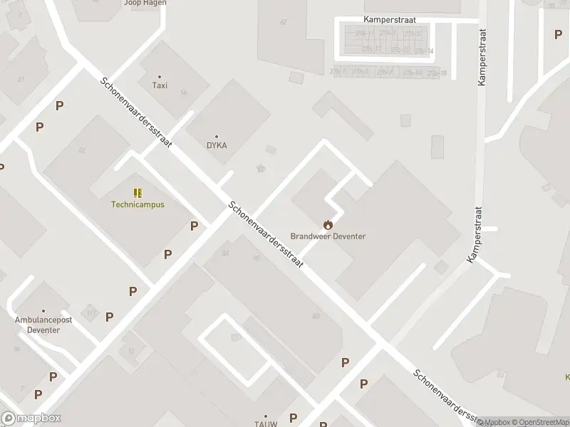 Brandweer met gepaste spoed naar de Schonenvaardersstraat in Deventer