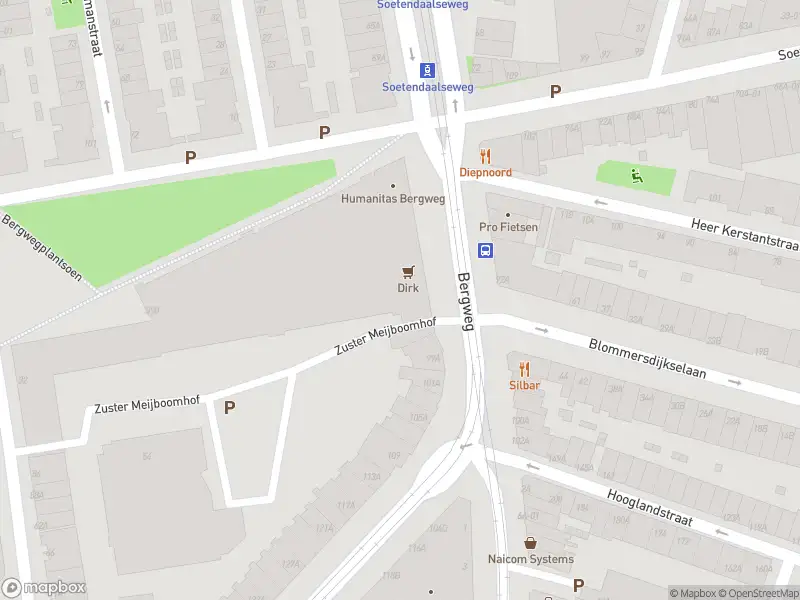 Ambulance met grote spoed naar de Bergweg in Rotterdam