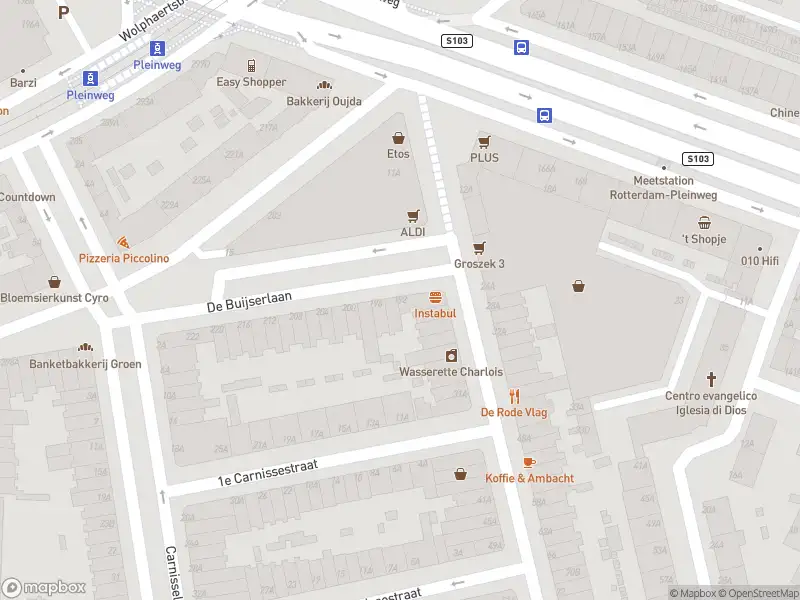 Politie naar de De Buijserlaan in Rotterdam