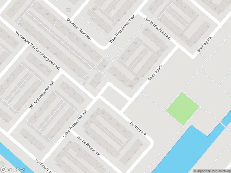 Brandweer met gepaste spoed naar de Beatrixpark in 's-Hertogenbosch vanwege een buitenbrand