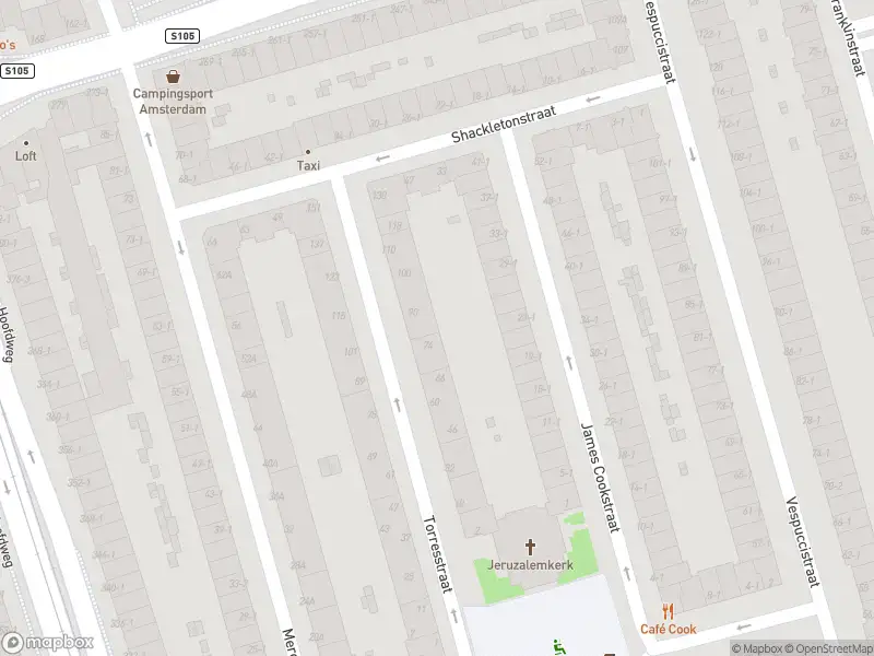 Brandweer met grote spoed naar de Torresstraat in Amsterdam vanwege afhijsen patient