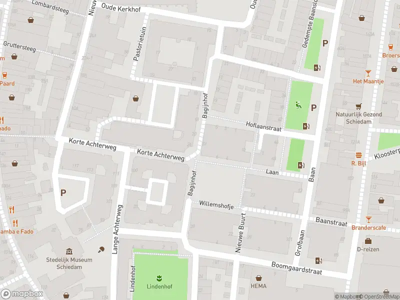 Brandweer met grote spoed naar de Hoogstraat in Schiedam vanwege gebouwbrand