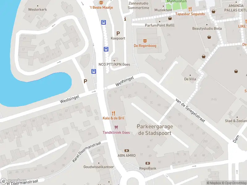 112 melding Overlastmelding Westsingel in Goes gesloten