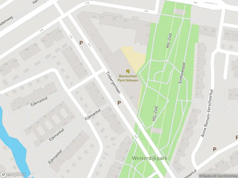 Ambulance met gepaste spoed naar de Tinbergenlaan in Rotterdam
