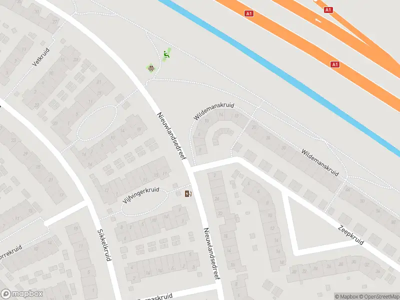 Brandweer met gepaste spoed naar de Wildemanskruid in Amersfoort vanwege stormschade