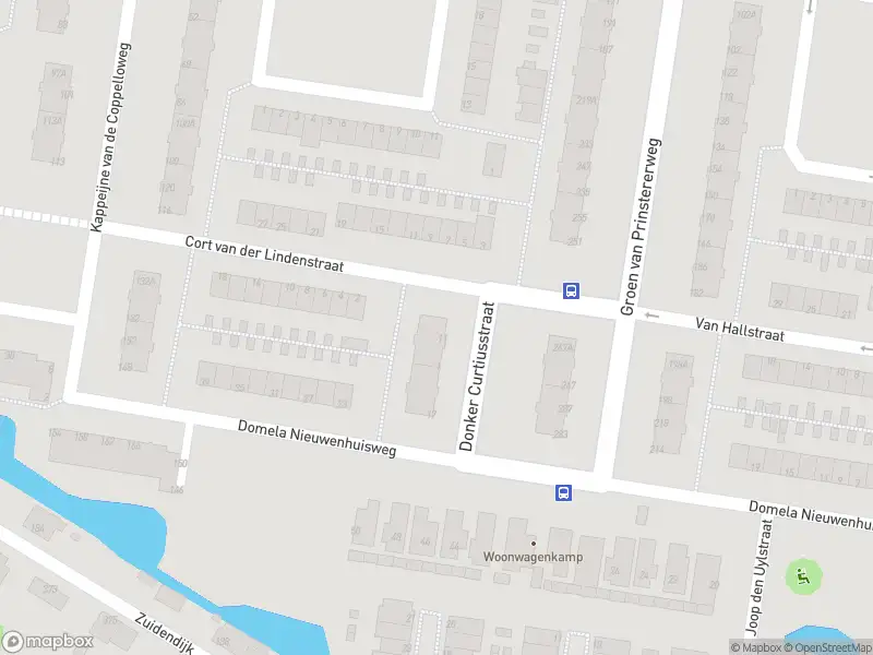 Brandweer met gepaste spoed naar de Donker Curtiusstraat in Dordrecht vanwege stormschade