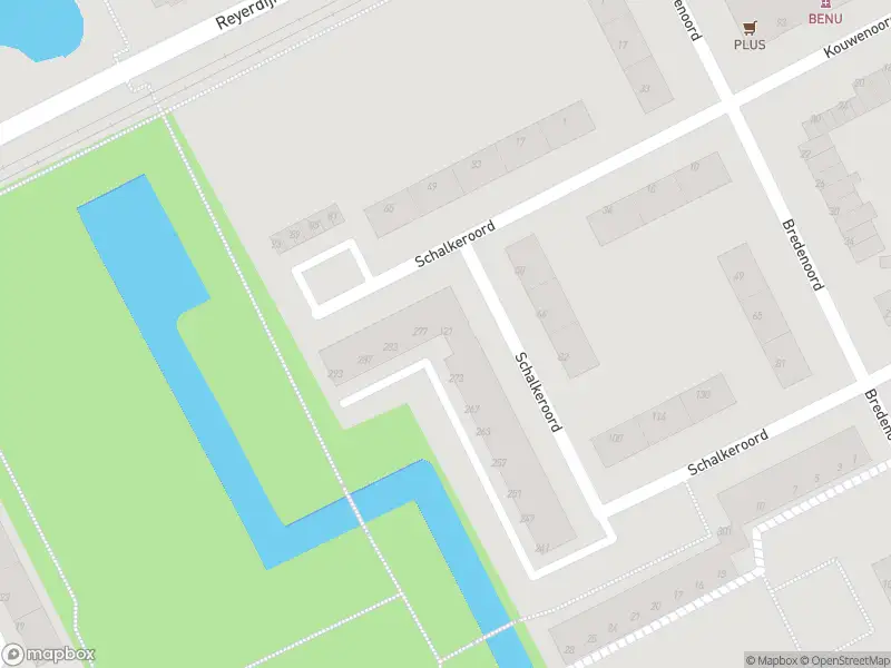 Ambulance met grote spoed naar de Schalkeroord in Rotterdam