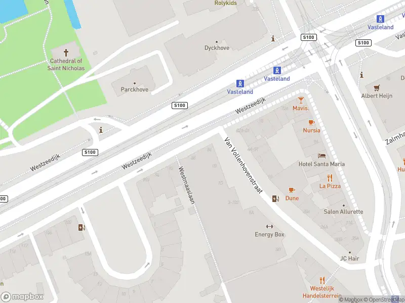 Traumahelikopter naar de Westzeedijk in Rotterdam