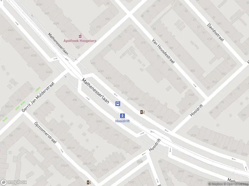 Ambulance met grote spoed naar de Mathenesserlaan in Rotterdam