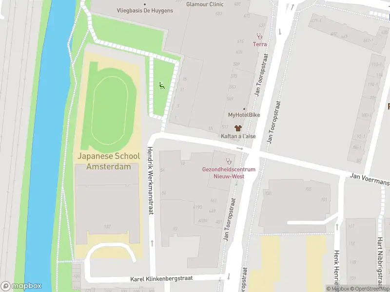 Ambulance met gepaste spoed naar de Hendrik Werkmanstraat in Amsterdam