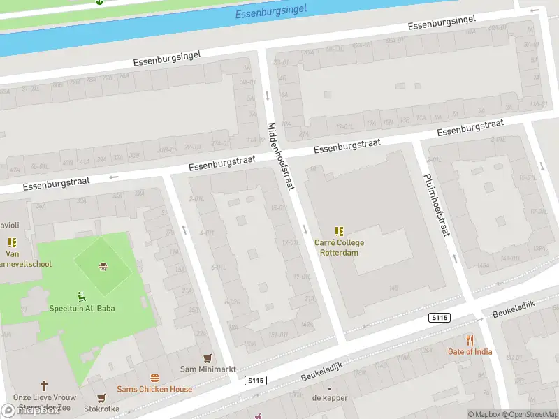 112 melding Ambulance met grote spoed naar de Middenhoefstraat in Rotterdam