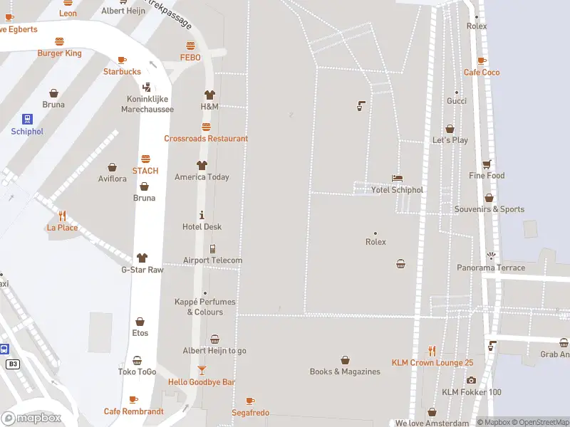 Brandweer met gepaste spoed naar de Vertrekpassage in Schiphol