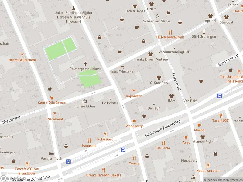 Politie naar de Radesingel in Groningen