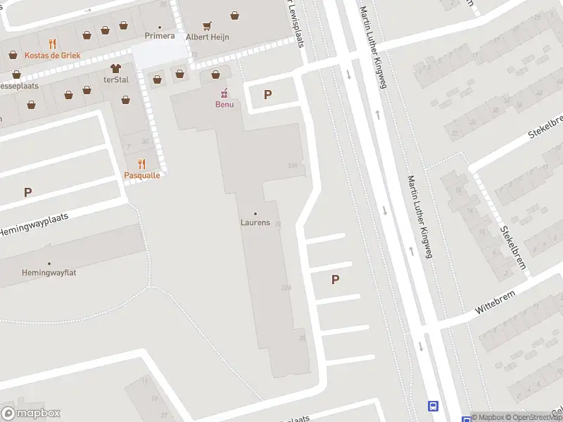 Besteld ambulance vervoer naar de Sinclair Lewisplaats in Rotterdam