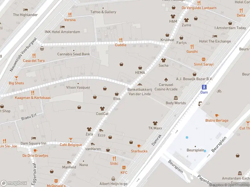 Besteld ambulance vervoer naar de Sint Nicolaasstraat in Amsterdam