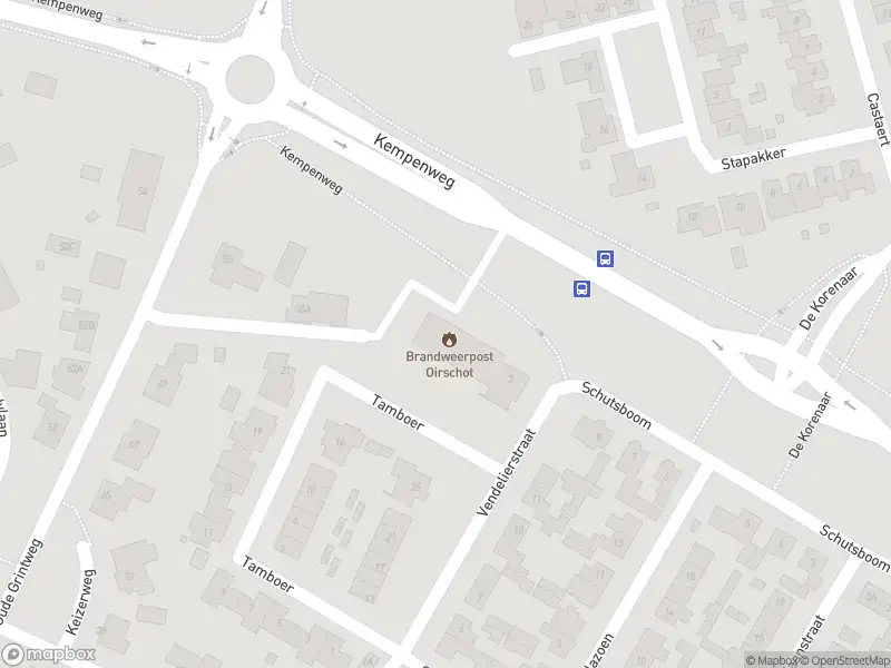 Politie naar de Kempenweg in Oirschot vanwege ongeval met letsel