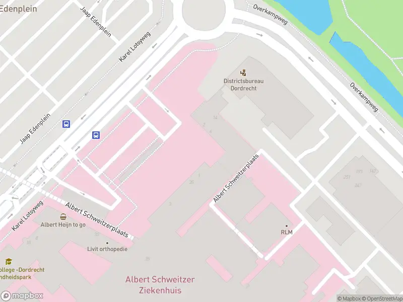 Besteld ambulance vervoer naar de Albert Schweitzerplaats in Dordrecht