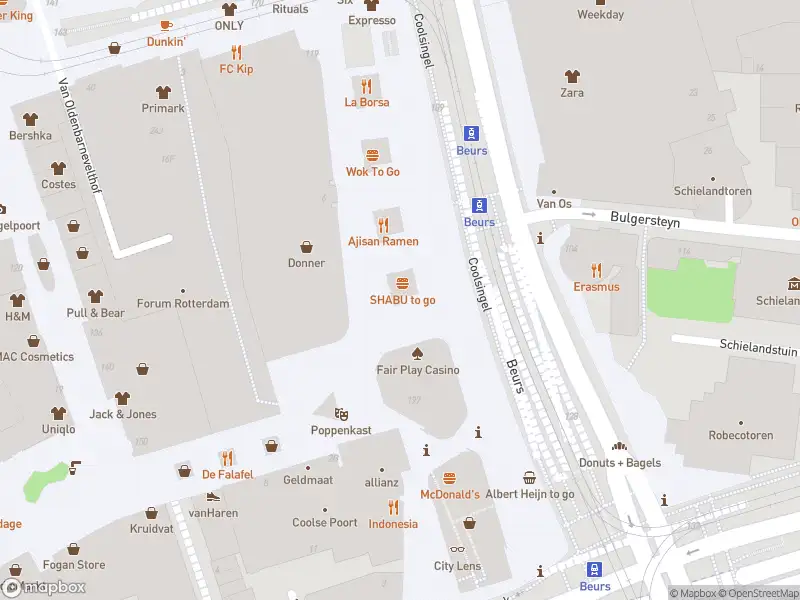 112 melding Ambulance met grote spoed naar de Coolsingel in Rotterdam