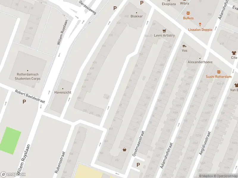 Ambulance met grote spoed naar de Paulus Potterstraat in Rotterdam