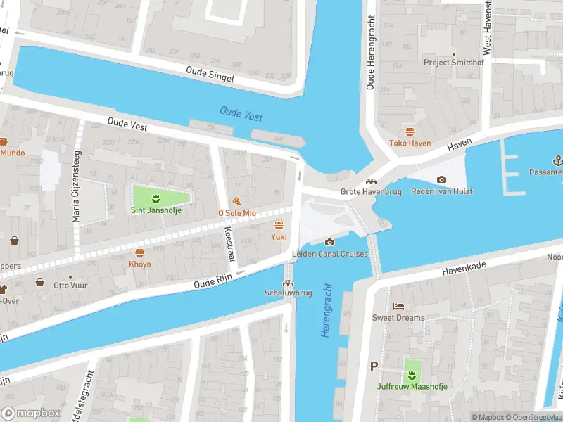 Ambulance met gepaste spoed naar de Haven in Leiden