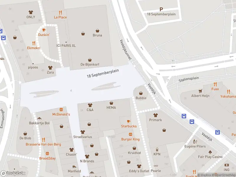 Brandweer met gepaste spoed naar de 18 Septemberplein in Eindhoven