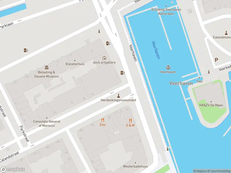 Ambulance met grote spoed naar de Veerhaven in Rotterdam