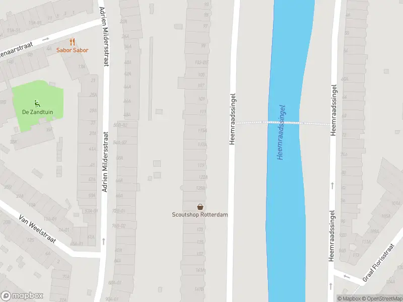 Ambulance met grote spoed naar de Heemraadssingel in Rotterdam