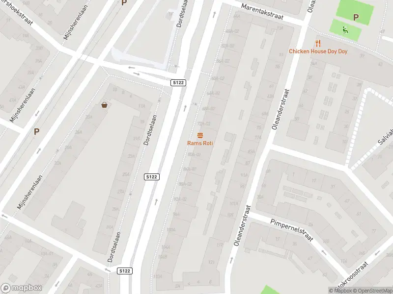 Ambulance met gepaste spoed naar de Dordtselaan in Rotterdam