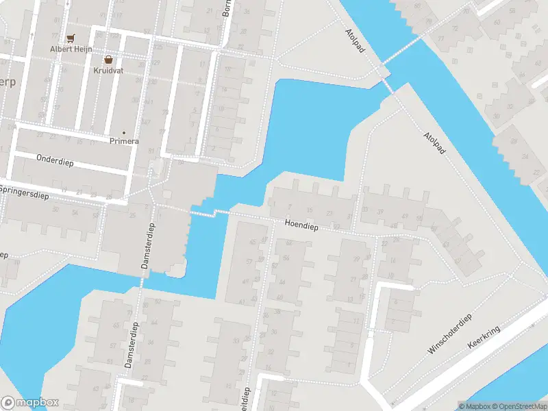 Brandweer met grote spoed naar de Hoendiep in Capelle aan den IJssel vanwege gebouwbrand