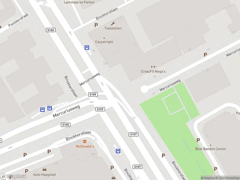 Ambulance met gepaste spoed naar de Mercuriusweg in 's-Gravenhage