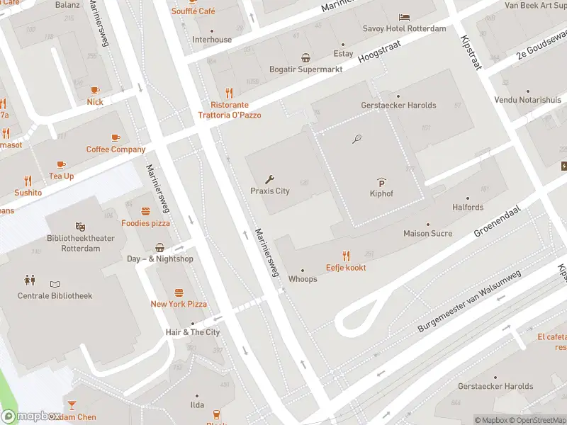 112 melding Ambulance met gepaste spoed naar de Mariniersweg in Rotterdam