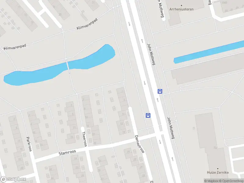 Ambulance met grote spoed naar de Damastroos in Rotterdam