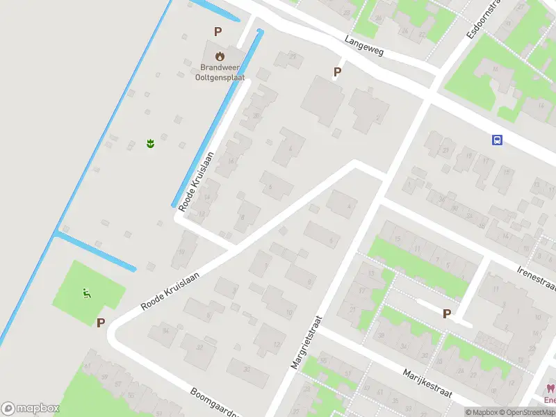 Brandweer met gepaste spoed naar de Roode Kruislaan in Ooltgensplaat