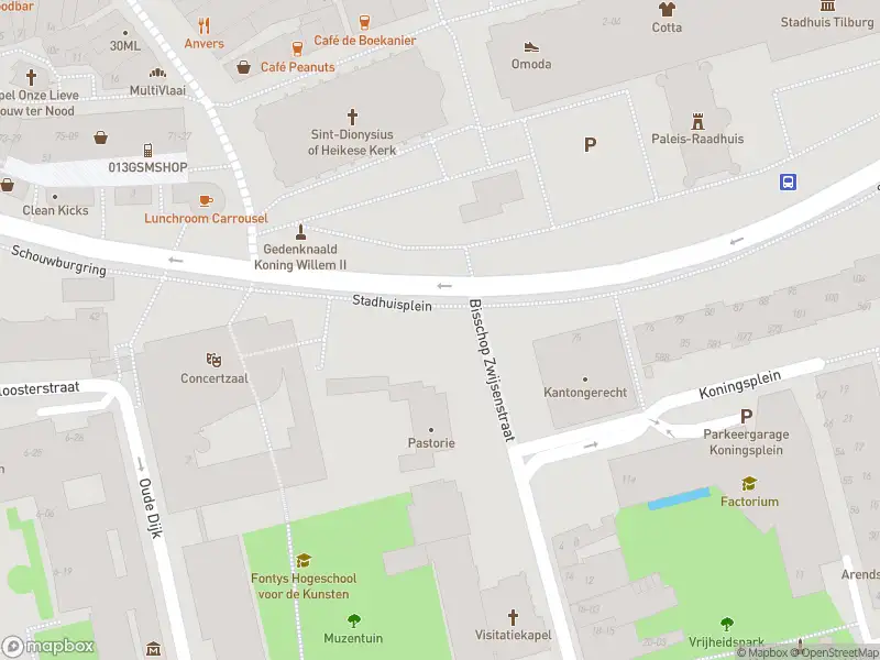 Overlastmelding Stadhuisplein in Tilburg