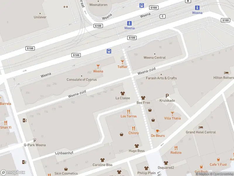 112 melding Ambulance met grote spoed naar de Weena-zuid in Rotterdam