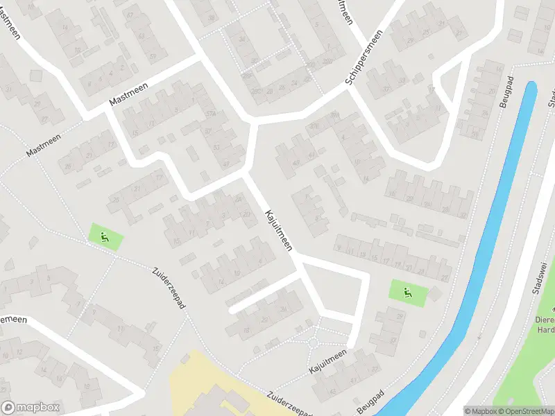 Brandweer met grote spoed naar de Kajuitmeen in Harderwijk vanwege gebouwbrand