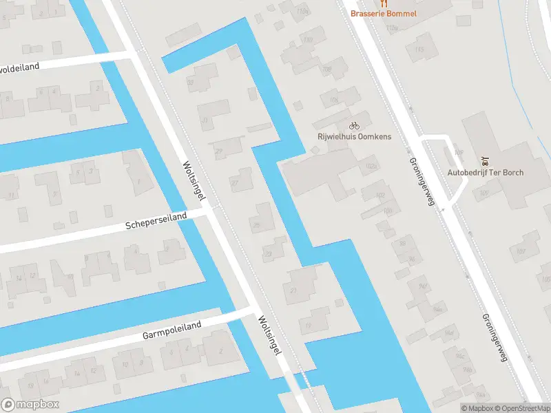 Brandweer met gepaste spoed naar de Woltsingel in Eelderwolde