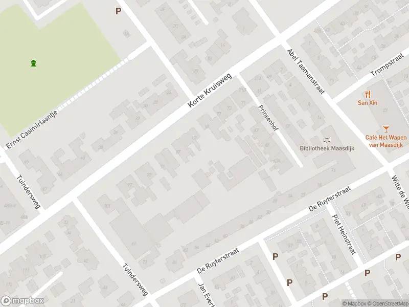 Brandweer met gepaste spoed naar de Trompstraat in Maasdijk