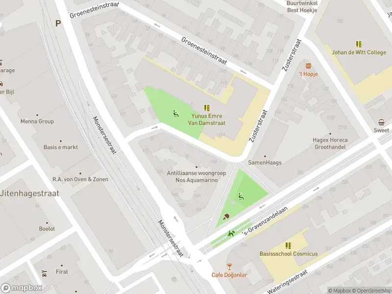 Brandweer met grote spoed naar de Van Damstraat in 's-Gravenhage vanwege voertuigbrand