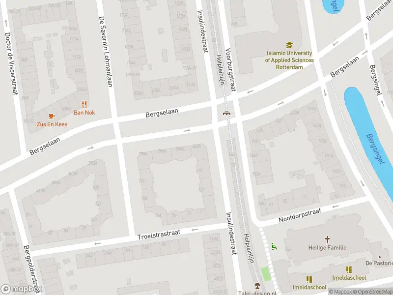 Besteld ambulance vervoer naar de Bergselaan in Rotterdam