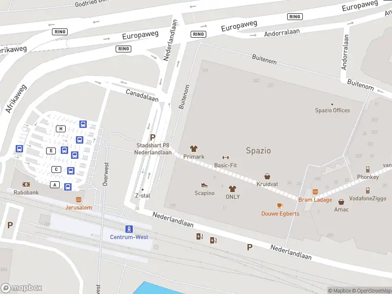 Ambulance met gepaste spoed naar de Blauw-roodlaan in Zoetermeer