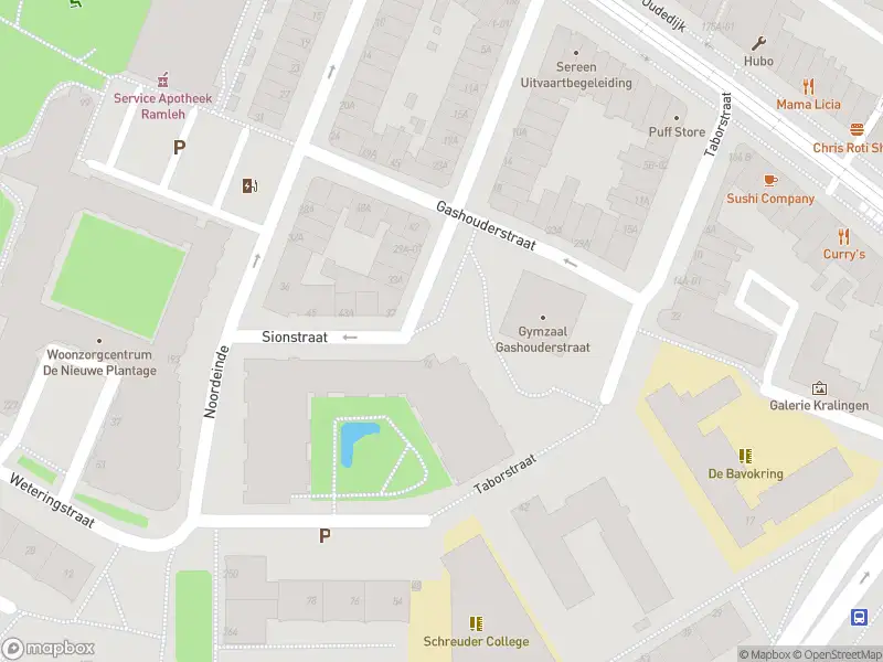 Ambulance met gepaste spoed naar de Sionstraat in Rotterdam