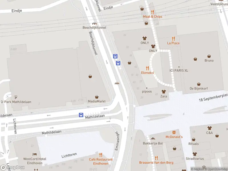 Politie naar de Boschdijktunnel in Eindhoven vanwege ongeval met letsel