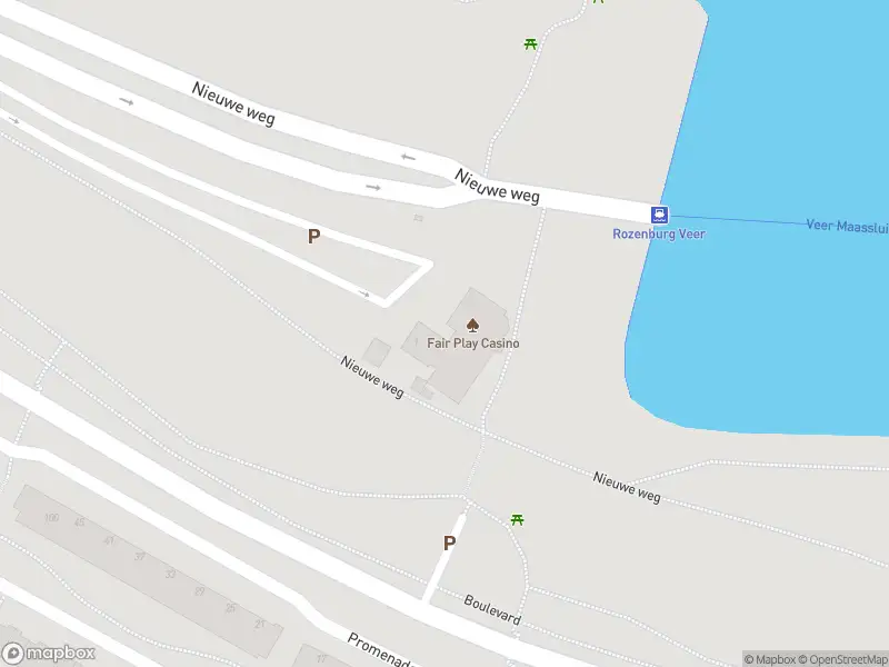 Ambulance met grote spoed naar de Nieuwe weg in Rozenburg