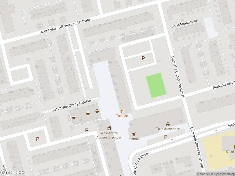 Ambulance met gepaste spoed naar de Jacob van Campenplein in Rotterdam