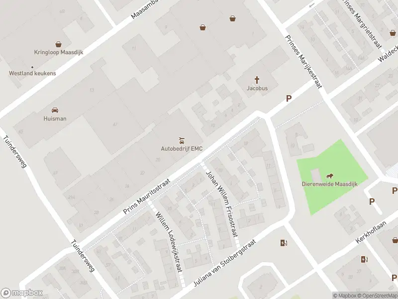 Ambulance met gepaste spoed naar de Prins Mauritsstraat in Maasdijk