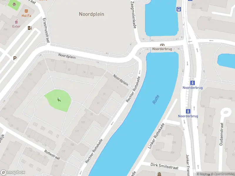 Ambulance met grote spoed naar de Rechter Rottekade in Rotterdam